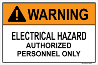 Warning: Electrical Hazard W001