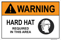 Warning: Hard Hat Required In This Area (with Graphic)