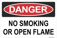 Danger: No Smoking Or Open Flame