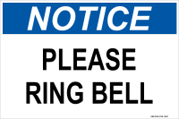 Notice: Please Ring Bell