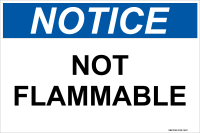 Notice: Not Flammable