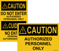 Caution: Authorized Personnel