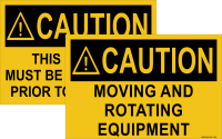 Caution: Machine Signs
