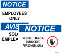 Notice: Authorized Personnel