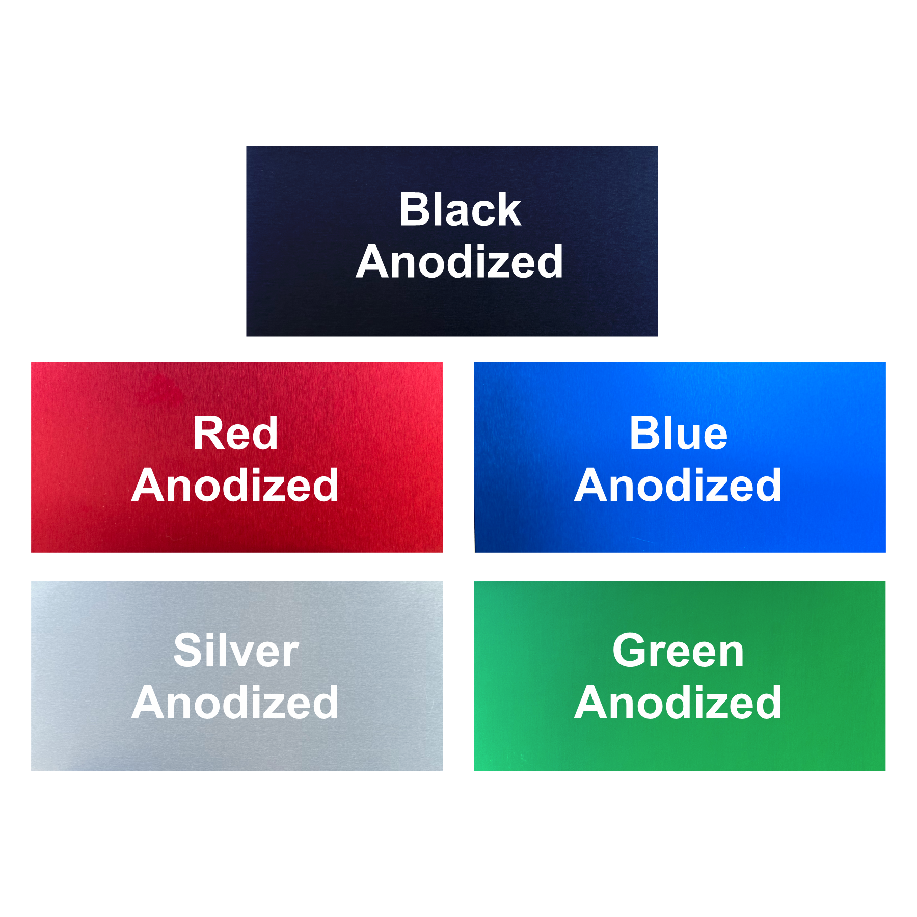 Blank Anodized Aluminum Tags QBE Tags