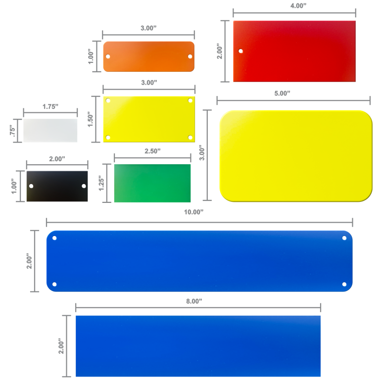 Plastic Rug Tags Industrial Plastic Tags (Engraved & Blank) - qbetags.com