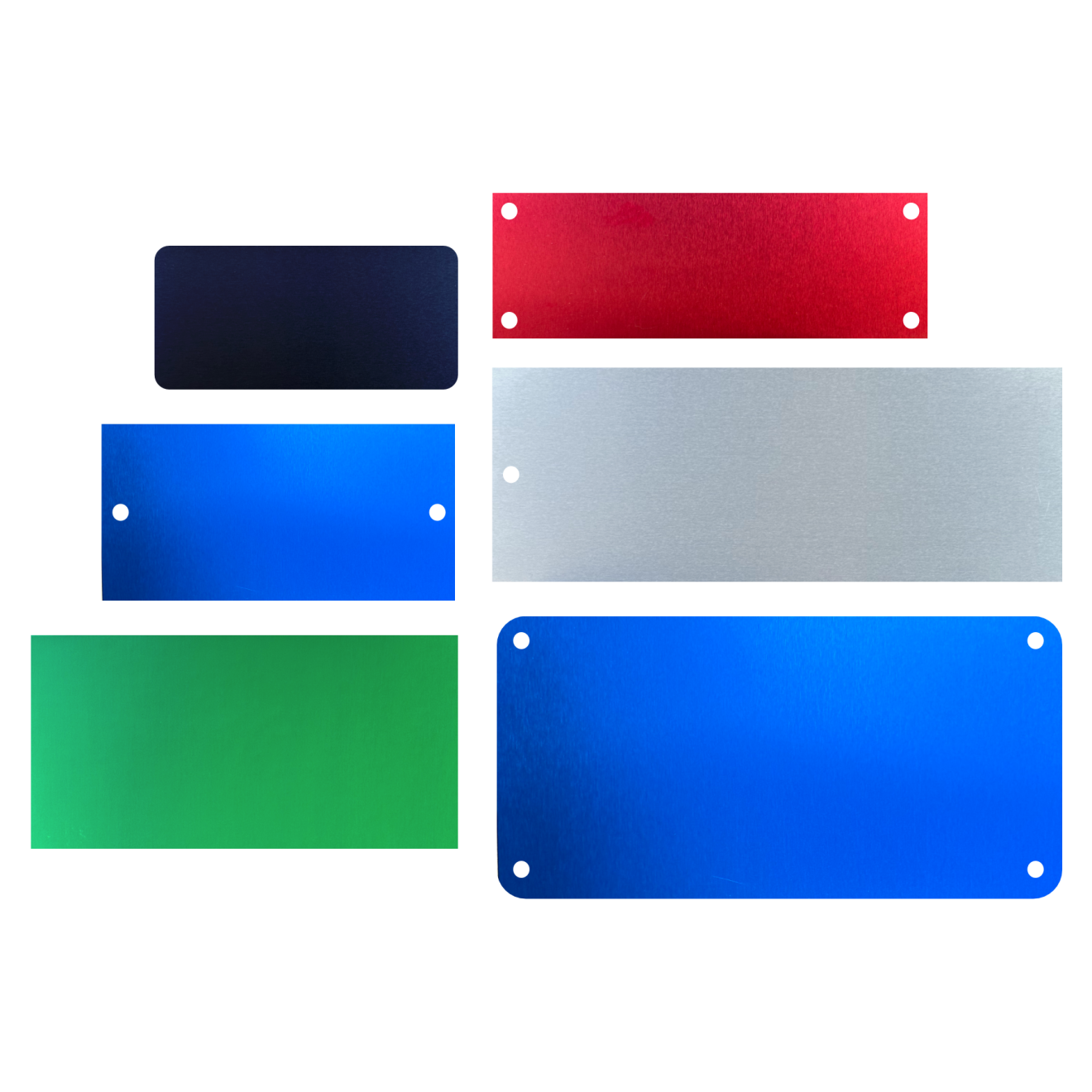 Blank Anodized Aluminum Tags Most orders ship within 48 hours!