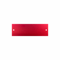 CLEARANCE! 1" x 3" Red Anodized Aluminum Tags (70)