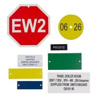 Industrial Plastic Tags (Engraved & Blank)
