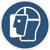 ISO Mandatory - M013 Wear Face Shield