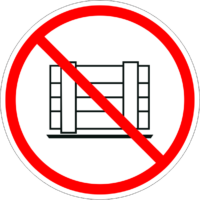 ISO Prohibited - P023 Do Not Obstruct
