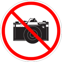 ISO Prohibited - P029 No Photography