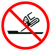 ISO Prohibited - P032 Do Not Use For Face Grinding