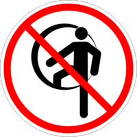 ISO Prohibited - Do Not Enter Confined Space