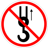 ISO Prohibited - Do Not Lift With Hook
