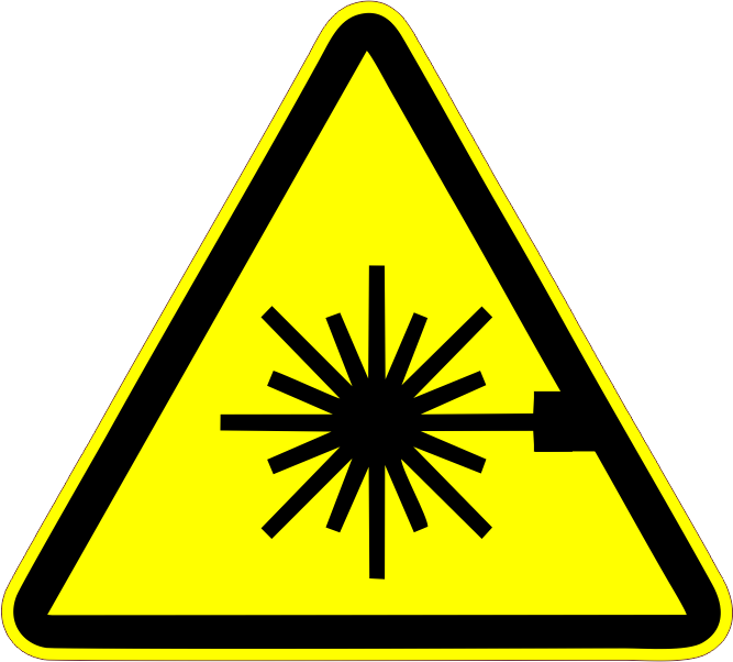 ISO Warning - W004 Laser Beam