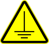 ISO Warning - Electrical Ground