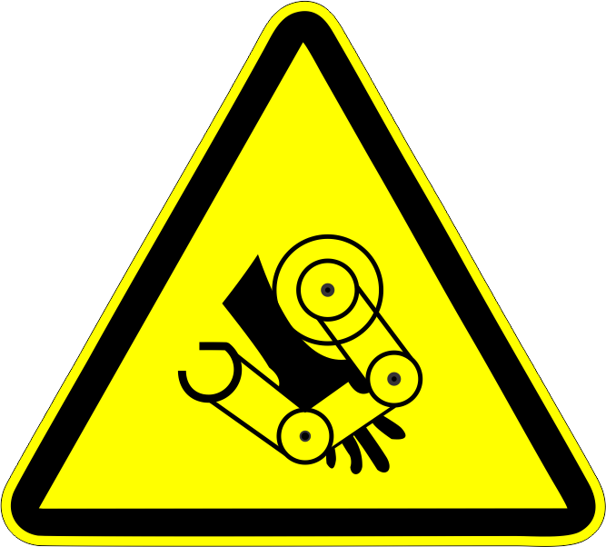 ISO Warning - Pinch Point - Robot