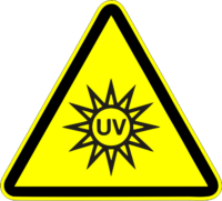 ISO Warning - UV Light