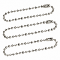 Ball Chain #6 Stainless Steel (100 Pack)